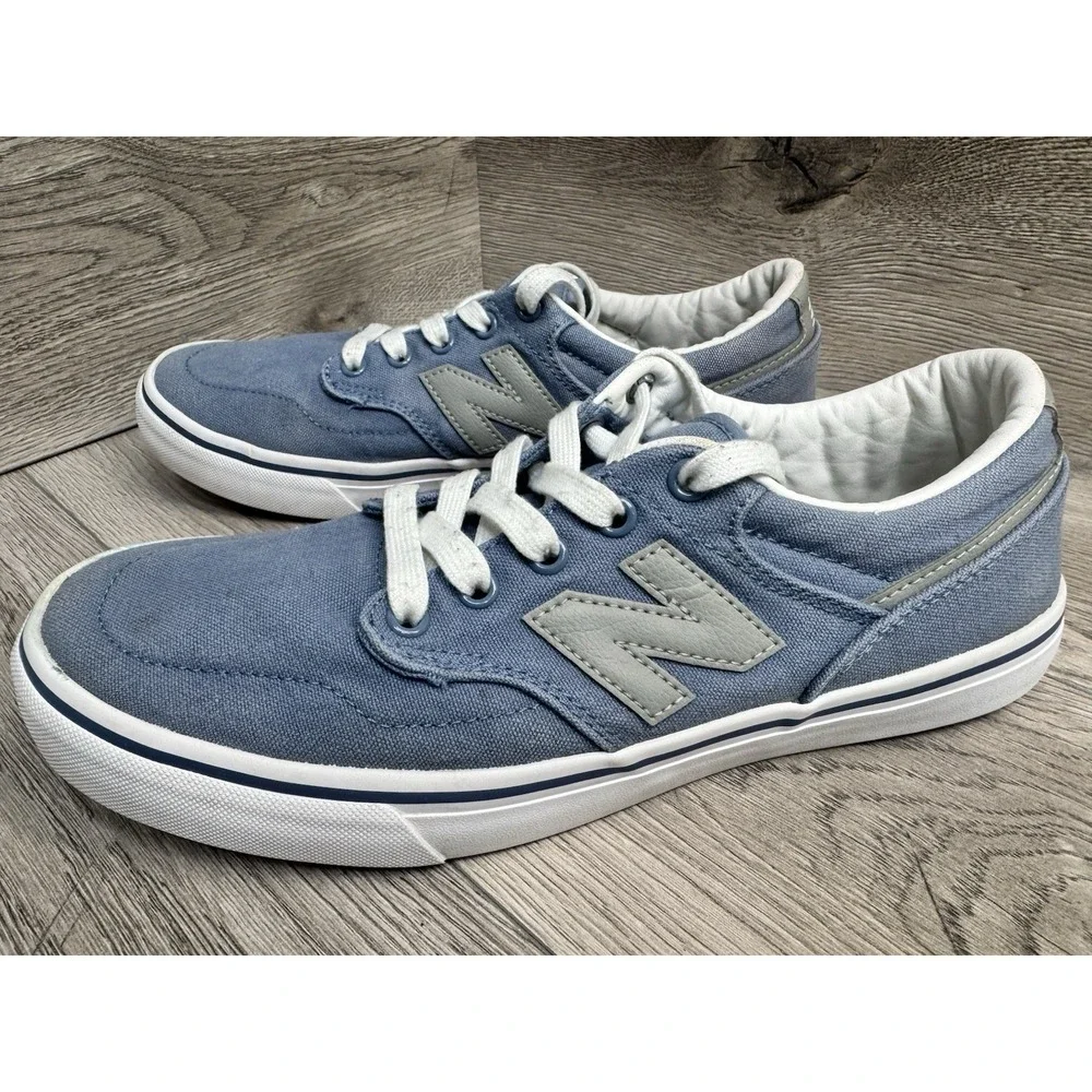 New Balance All Coasts AM331BSL Canvas Skateboarding Shoes Mens 8.5 Blue Sneaker